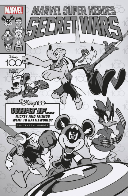 The Amazing Spider-Man #37 (100 Copy Disney100 B&W Cover)