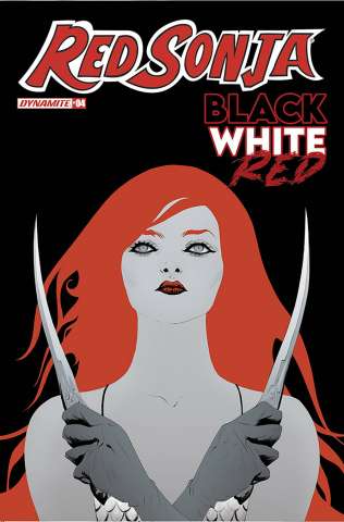 Red Sonja: Black, White, Red #4 (Lee Cover)