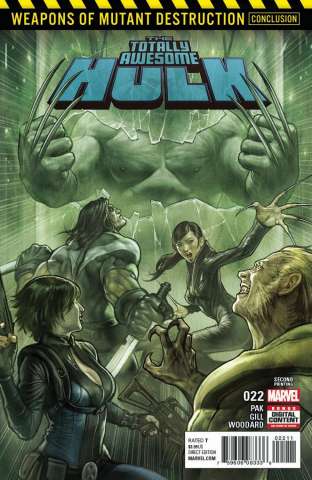 Totally Awesome Hulk #22 (Stonehouse 2nd Printing)