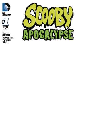 Scooby: Apocalypse #1 (Blank Cover)