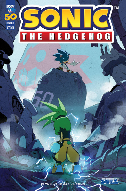 Sonic the Hedgehog #50 (Thomas Cover)
