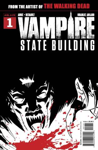 Vampire State Building #1 (Adlard B&W&Red Cover)