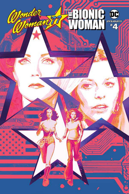 Wonder Woman '77 Meets The Bionic Woman #4 (Sienkiewicz Cover)