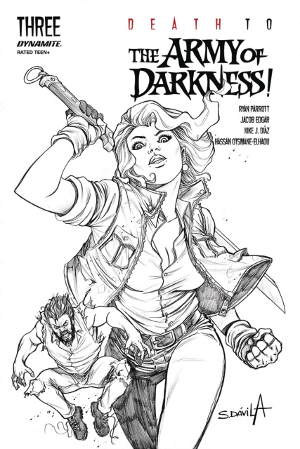 Death to the Army of Darkness #3 (25 Copy Davila B&W Cover)