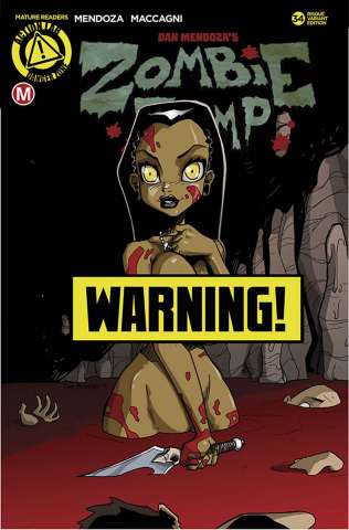Zombie Tramp #34 (Mendoza Risque Cover)