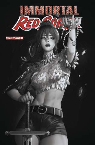 Immortal Red Sonja #3 (10 Copy Leirix B&W Cover)