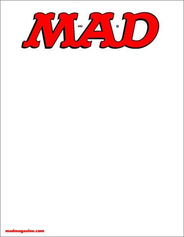MAD Magazine #538 (Blank Cover)