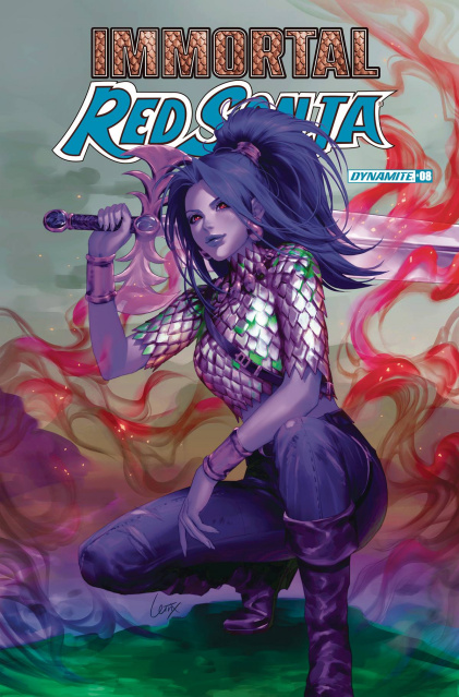 Immortal Red Sonja #8 (Leirix Ultraviolet Cover)