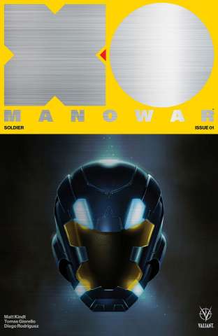 X-O Manowar #1 (500 Brushed Metal Variant Cover)