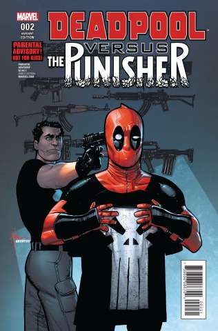 Deadpool vs. The Punisher #2 (Chaykin Cover)