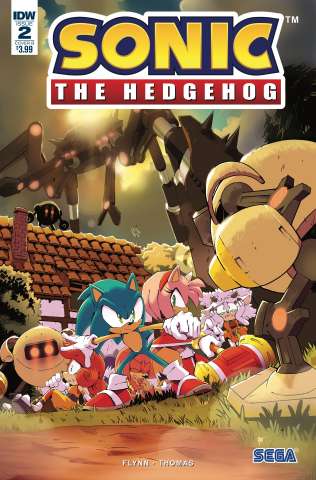 Sonic the Hedgehog #2 (Thomas Cover)