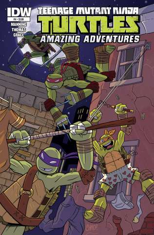 Teenage Mutant Ninja Turtles: Amazing Adventures #4 (Subscription Cover)