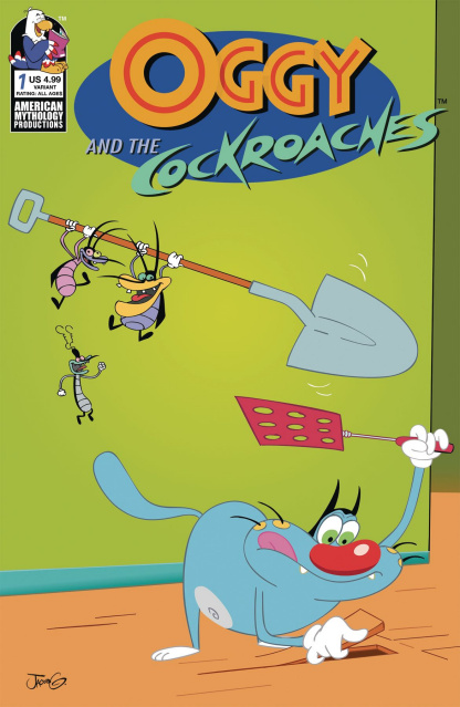 Oggy and the Cockroaches #1 (Greenawalt Cover)