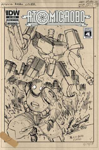 Atomic Robo and The Ring of Fire #2 (10 Copy Cover)