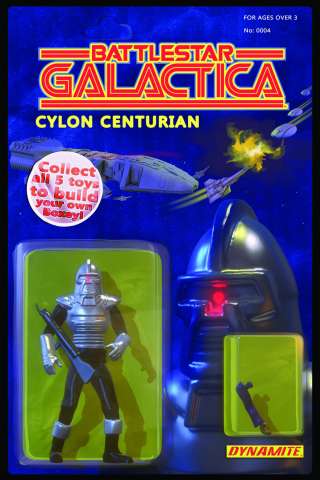 Battlestar Galactica #4 (Adams Action Figure Cover)