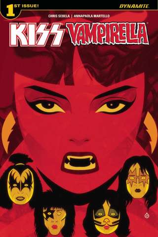 KISS / Vampirella #1 (Doe Cover)