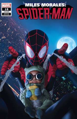 Miles Morales: Spider-Man #18 (Rahzzah Baby Morales Cover)