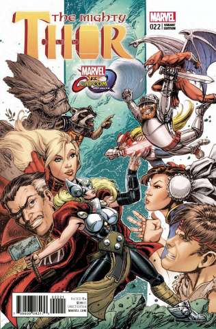 The Mighty Thor #22 (Marvel vs. Capcom Cover)