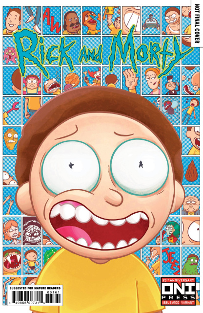 Rick and Morty #100 (Stresing Cover)