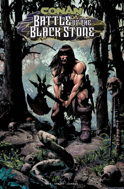 Conan the Barbarian: Battle of the Black Stone #4 (Nachlik Cover)