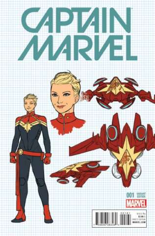 Captain Marvel #1 (Anka Design Cover)
