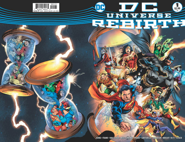 DC Universe: Rebirth #1 (Midnight Release Cover)