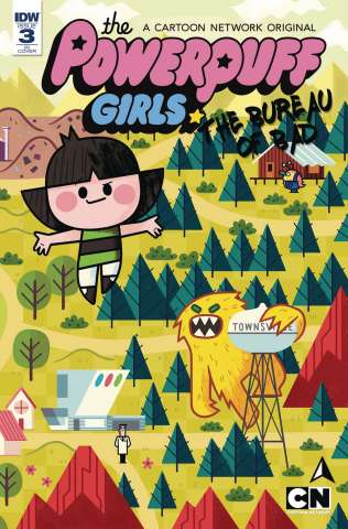 The Powerpuff Girls: The Bureau of Bad #3 (10 Copy Cover)