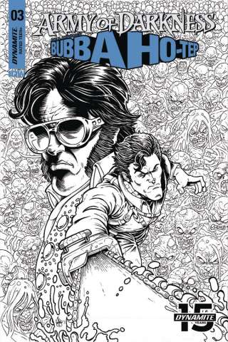 Army of Darkness / Bubba Ho-Tep #3 (15 Copy Haeser B&W Cover)