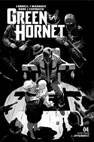 Green Hornet #4 (20 Copy Weeks B&W Cover)