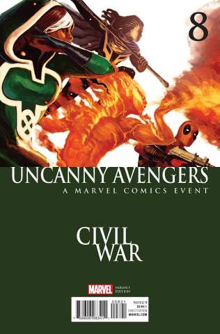 Uncanny Avengers #8 (Hans Civil War Cover)