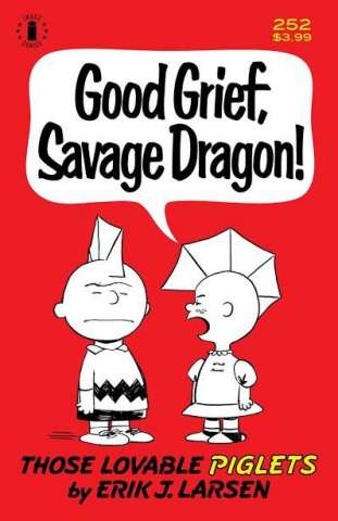 Savage Dragon #252 (Charlie Brown Parody 2nd Printing)