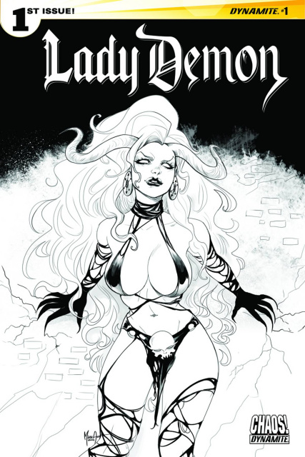 Lady Demon #1 (20 Copy Andolfo B&W Cover)