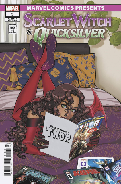 Scarlet Witch & Quicksilver #3 (Jones Marvel Present Cover)