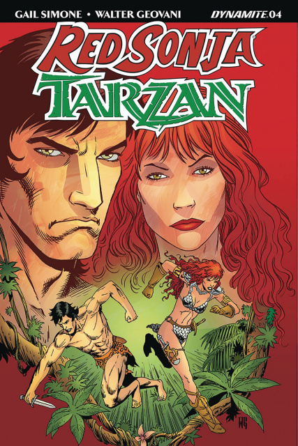 Red Sonja / Tarzan #4 (Geovani Cover)