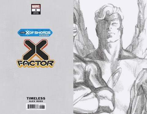 X-Factor #4 (Alex Ross Angel Timeless Virgin Sketch Cover)