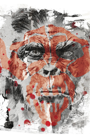 Dawn of the Planet of the Apes #5 (20 Copy Graffiti Cover)