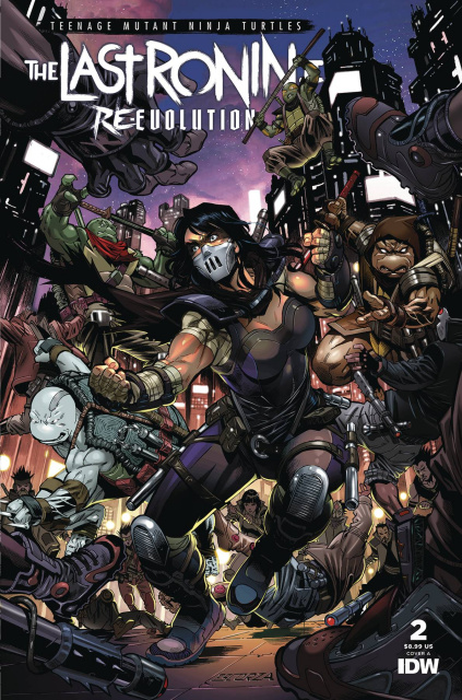 Teenage Mutant Ninja Turtles: The Last Ronin II - Re-Evolution #2 (Escorzas Cover)