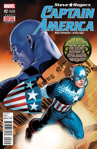 Captain America: Steve Rogers #2 (Saiz 2nd Printing)