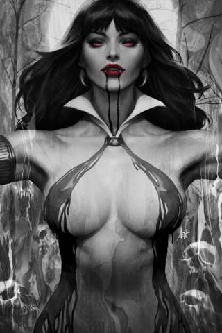Vampirella #2 (50 Copy Lau Noir Cover)