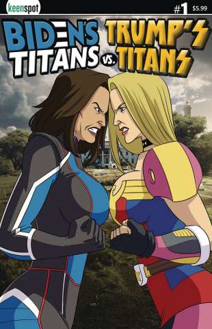 Biden's Titans vs. Trump's Titans #1 (Kamala vs. Ivanka Cover)