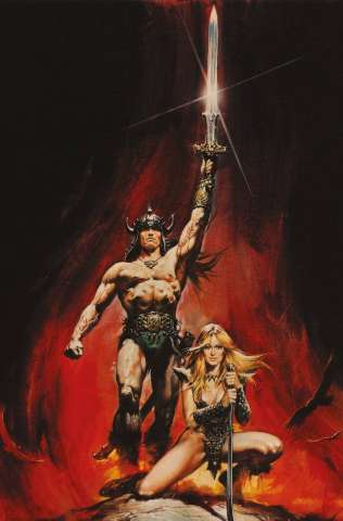 Conan the Barbarian #1 (Foil Movie Novel Replica Virgin Cover)