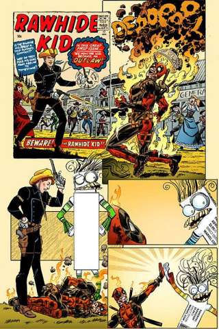 Deadpool #9 (Koblish Secret Comic Cover)