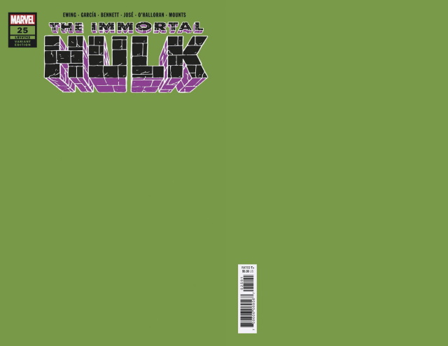 The Immortal Hulk #25 (Green Cover)