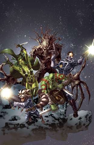 Guardians of the Galaxy #1 (Deodato Party Cover)