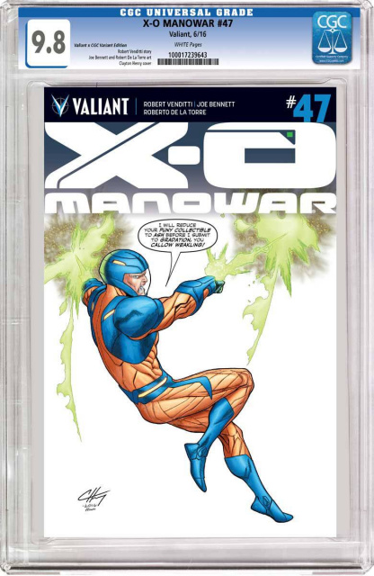 X-O Manowar #47 (CGC Replica Henry Cover)