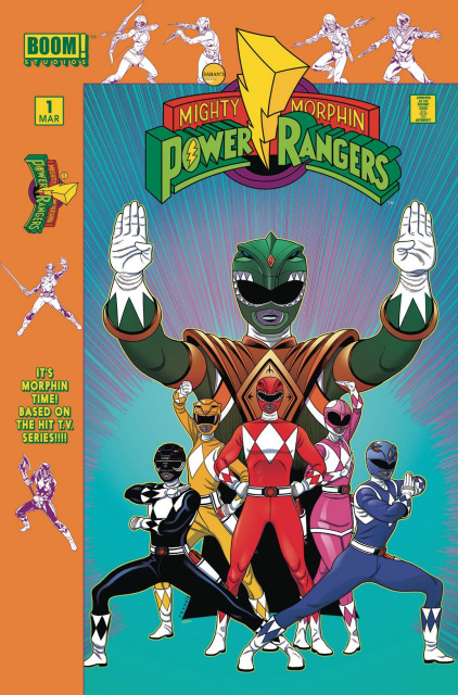 Mighty Morphin Power Rangers #1 (Launch Party Cover)