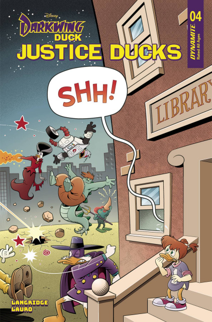 Justice Ducks #4 (Langridge Cover)
