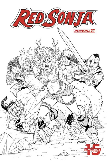Red Sonja #6 (20 Copy Conner B&W Cover)