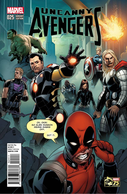 Uncanny Avengers #25 (Deadpool Cover)