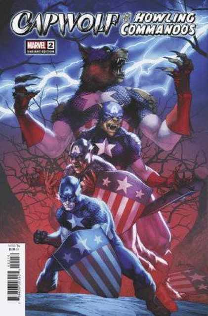 Capwolf and the Howling Commandos #2 (25 Copy Jay Anacleto Cover)